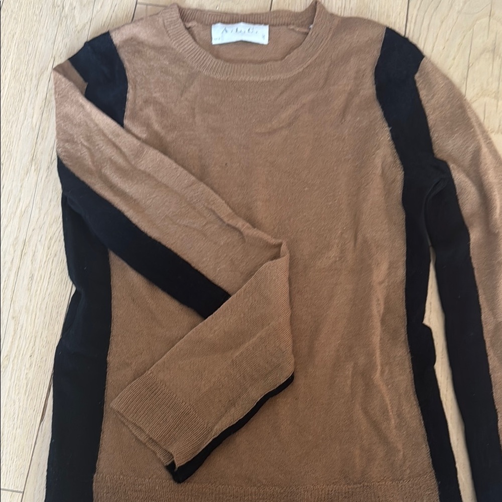 Tan and Black Sweater